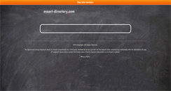Desktop Screenshot of escort-directory.com