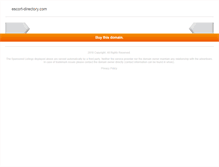 Tablet Screenshot of escort-directory.com